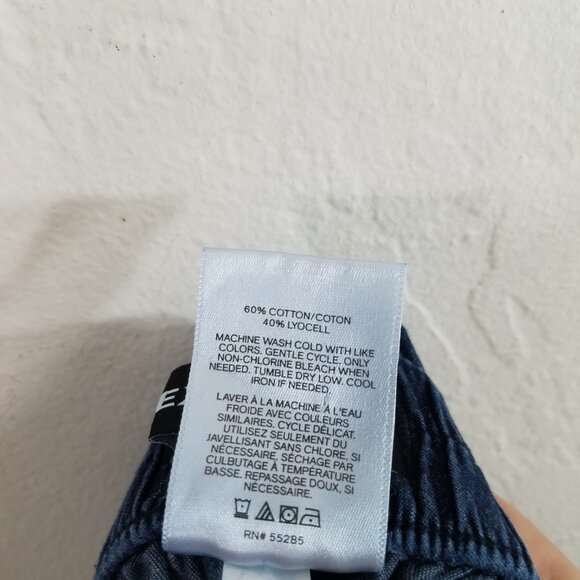 Express Extreme High Rise Shorts Belted Blue Size M - Picture 5 of 5